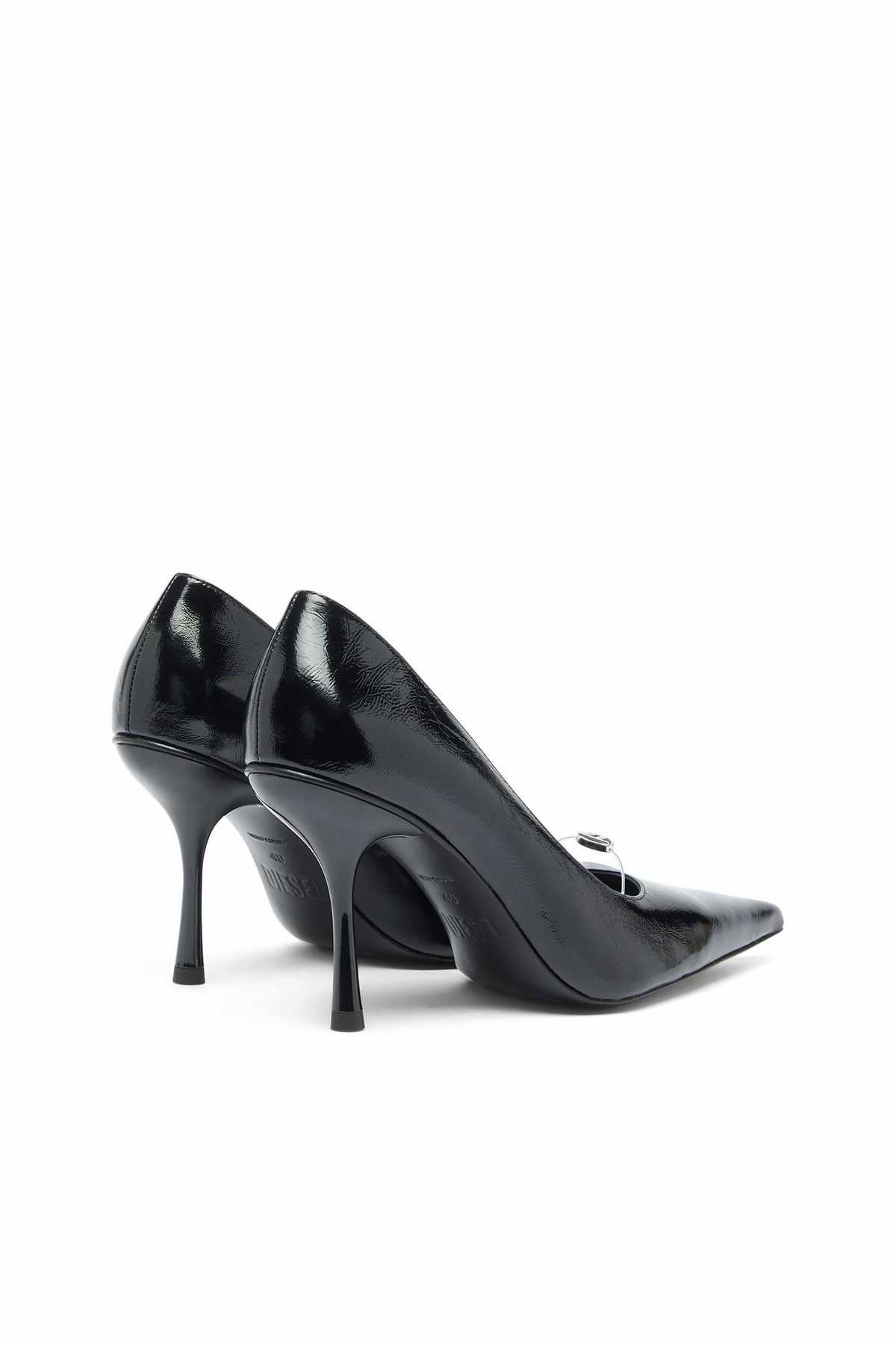 Diesel D-Ten & Half - Pumps in naplak leather - Heels Womens in Black
