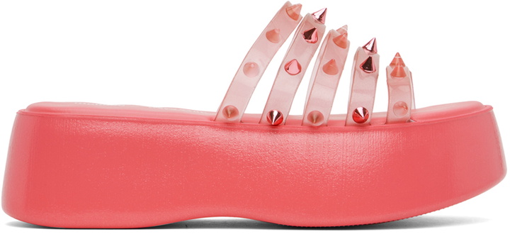 Photo: Jean Paul Gaultier Pink Melissa Edition 'The Becky Punk Love' Slides