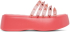 Jean Paul Gaultier Pink Melissa Edition 'The Becky Punk Love' Slides