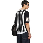 Moschino Black & White Sport Inspired Polo