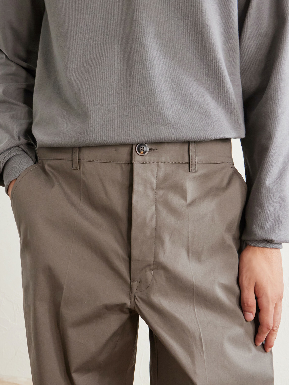Rick Owens - Wide-Leg Cotton-Blend Canvas Trousers - Neutrals