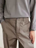 Rick Owens - Wide-Leg Cotton-Blend Canvas Trousers - Neutrals