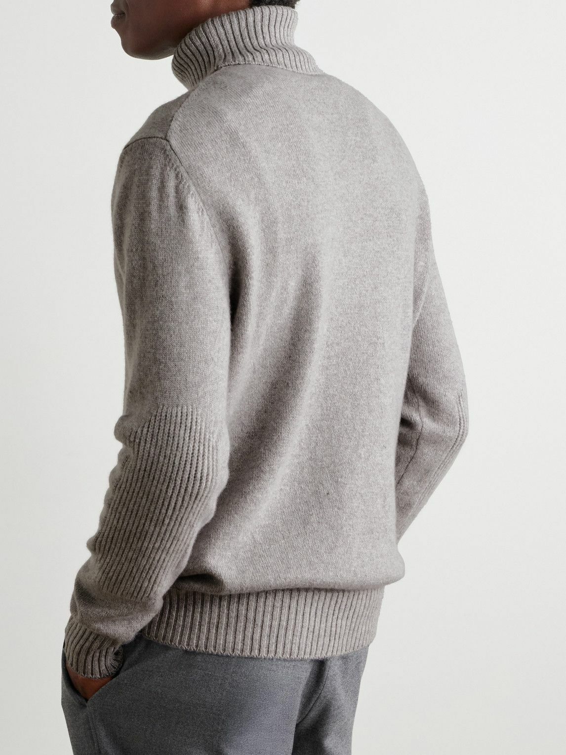 SEASE - Cashmere Rollneck Sweater - Gray