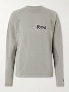 ROA - Logo-Embroidered SENSIL® Breeze T-Shirt - Green