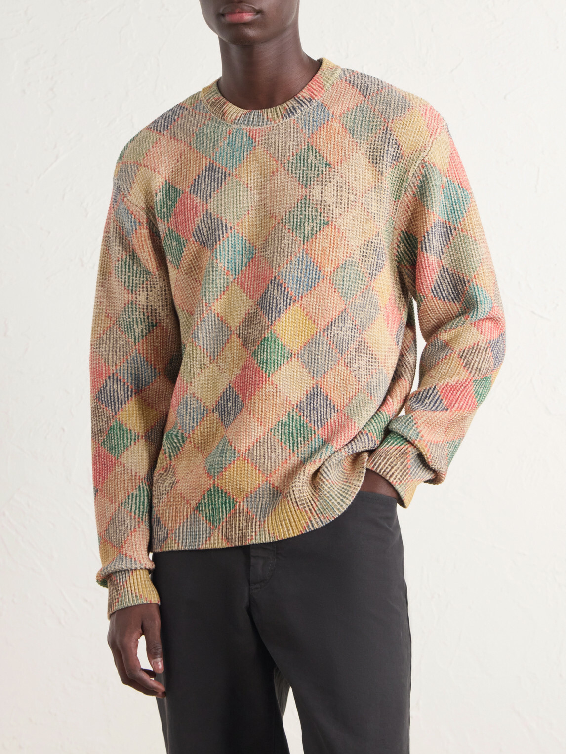 Aimé Leon Dore - Checked Cotton Sweater - Multi