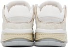 Axel Arigato Off-White & Gray Area Lo Sneakers