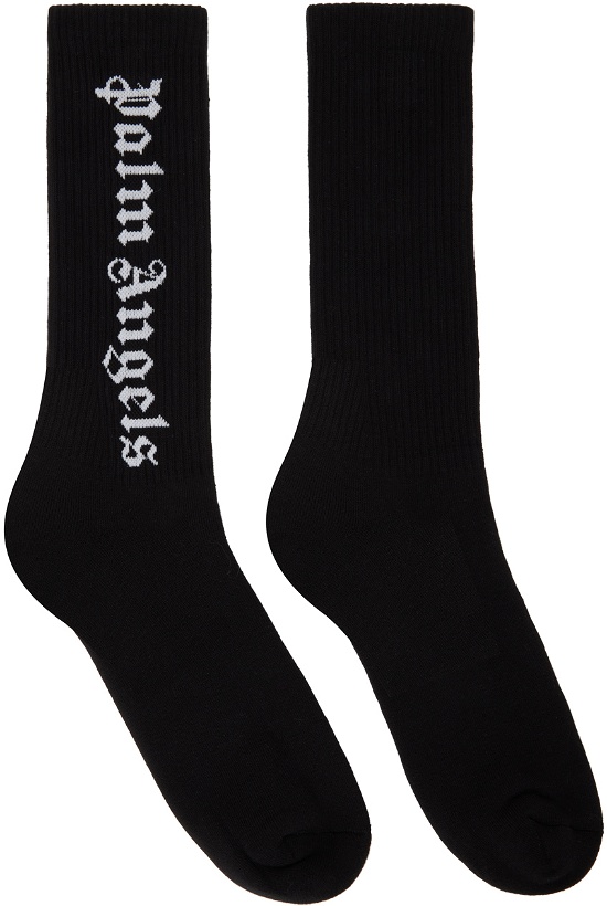 Photo: Palm Angels Black Gothic Socks