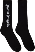 Palm Angels Black Gothic Socks
