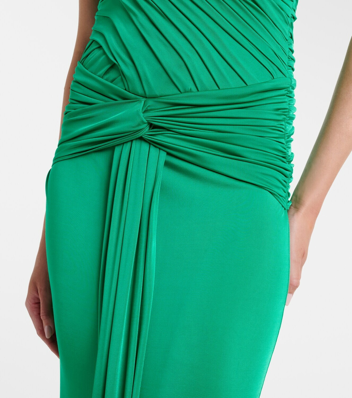 The New Arrivals Ilkyaz Ozel Gathered ruched gown