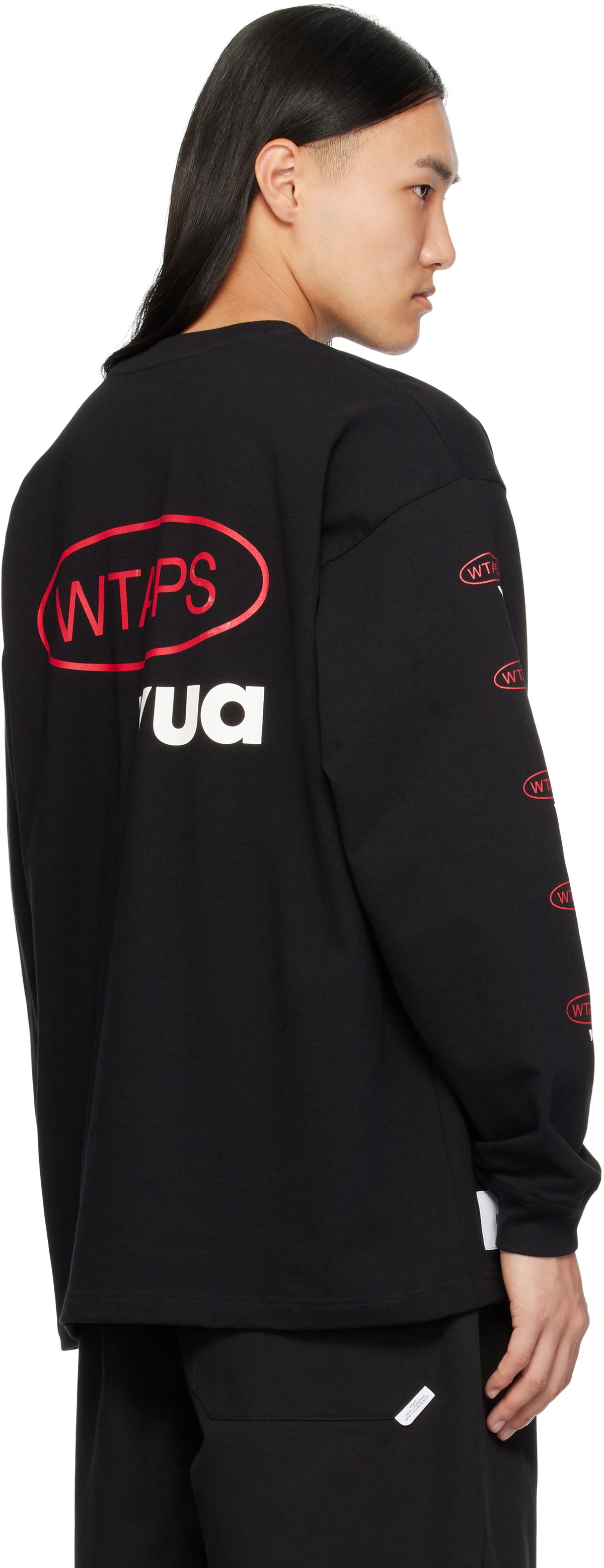 WTAPS Black Cut & Sewn 13 Long Sleeve T-shirt WTAPS
