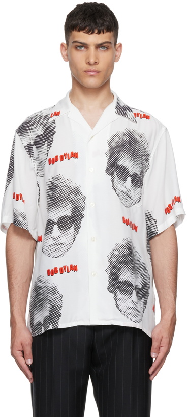 Photo: WACKO MARIA White Rayon Shirt