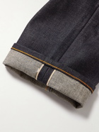 Nudie Jeans - Gritty Jackson Straight-Leg Organic Selvage Jeans - Blue