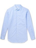 Loro Piana - Linen and Cotton-Blend Shirt - Blue