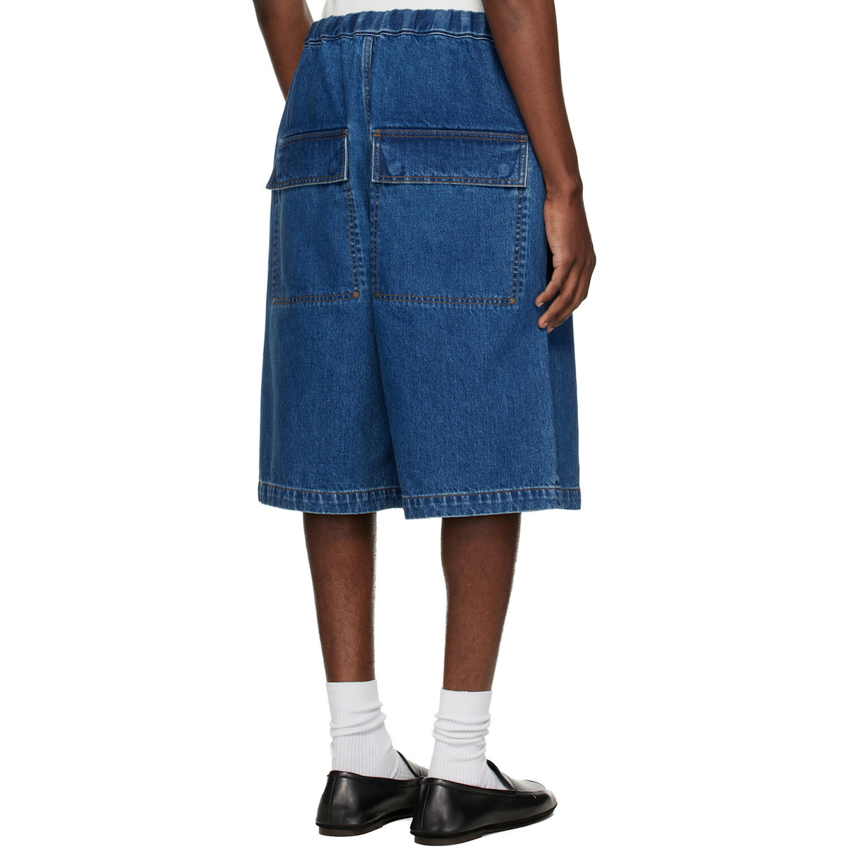 Entire Studios Blue Spar Shorts