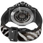 Hublot Big Bang Zebra Diamond Dial Black Ceramic Chronograph Ladies Watch 341CV7517VR1975