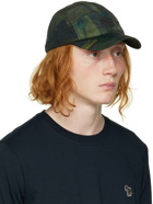 Paul Smith Green Glitch Floral Cap