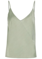 Rick Owens Lilies V-neck Jersey Slip top Light Green