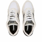 Saucony Men's Shadow 6000 Sneakers in White/Dark Grey