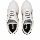 Saucony Men's Shadow 6000 Sneakers in White/Dark Grey