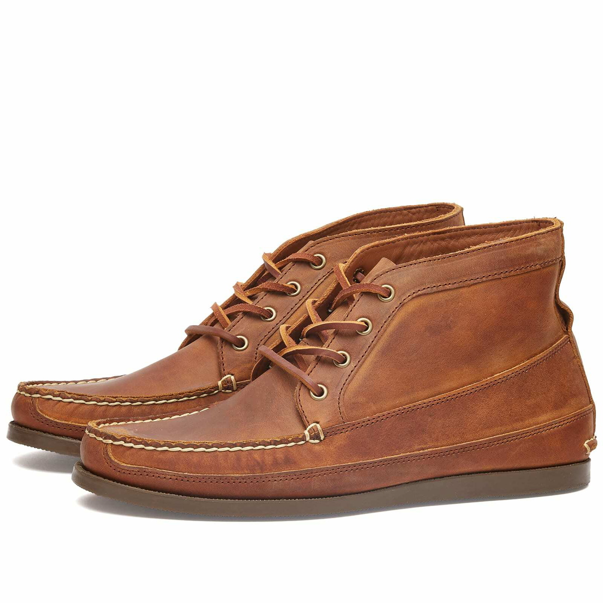 EasyMoc Men's Camp Chukka Boot in Gaucho Crazy Horse EasyMoc