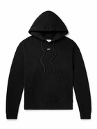 Off-White - Logo-Print Cotton-Jersey Hoodie - Black