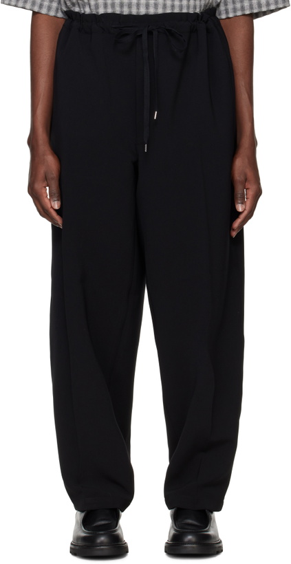 Photo: RAINMAKER KYOTO Black Double Cloth Dougi Trousers