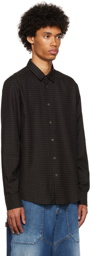 Barena Black & Brown Camicia Coppi Dameto Shirt