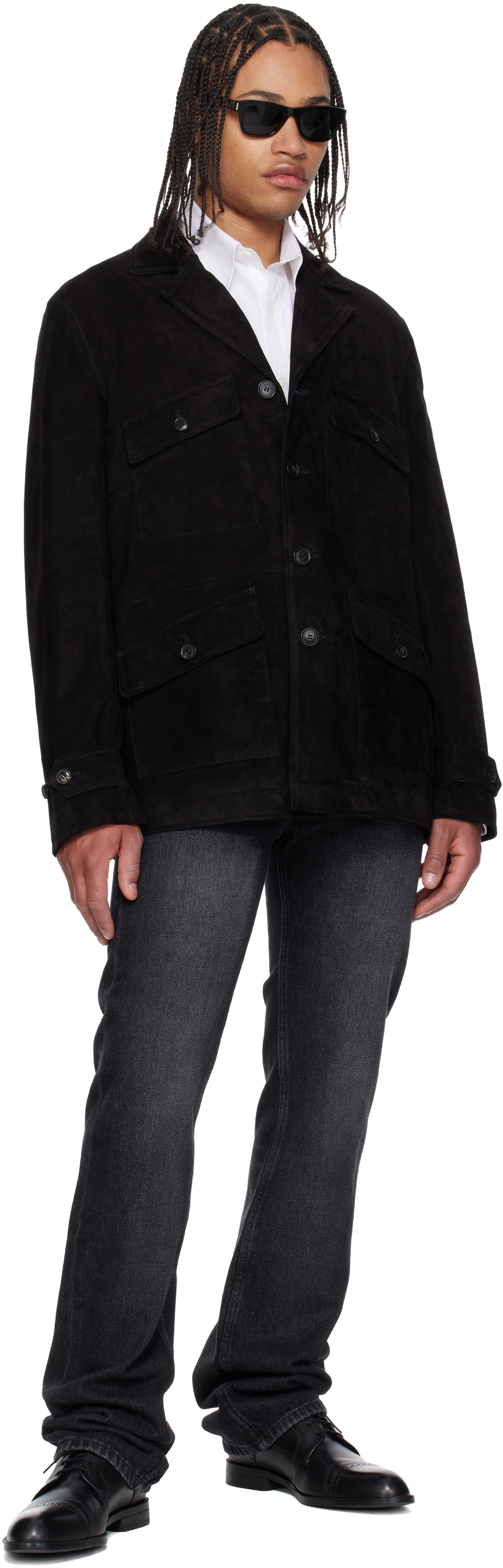 Paul Smith Black Field Suede Jacket
