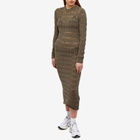 Samsøe Samsøe Women's Caleb Crinkle Midi Dress in Dark Brindle