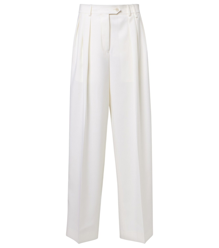 Photo: Calvin Klein Collection Alexandra pleated wool wide-leg pants