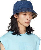 Burberry Blue Denim Bucket Hat