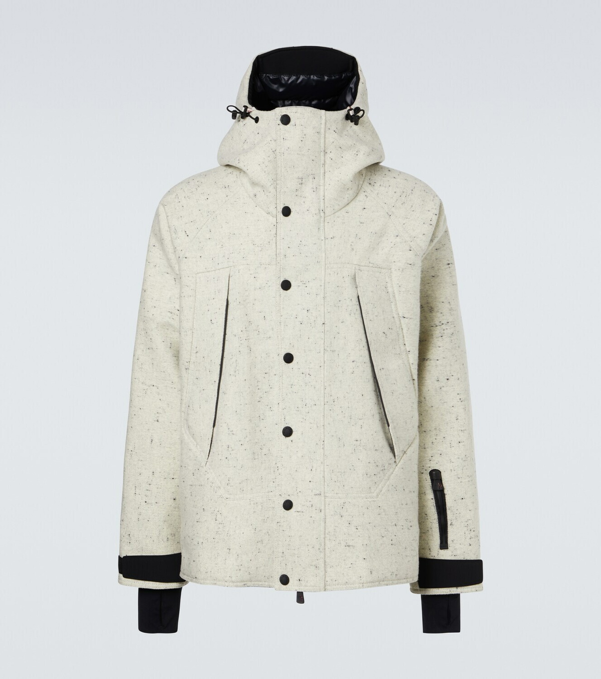 Moncler Grenoble Marnaz hooded virgin wool down ski jacket