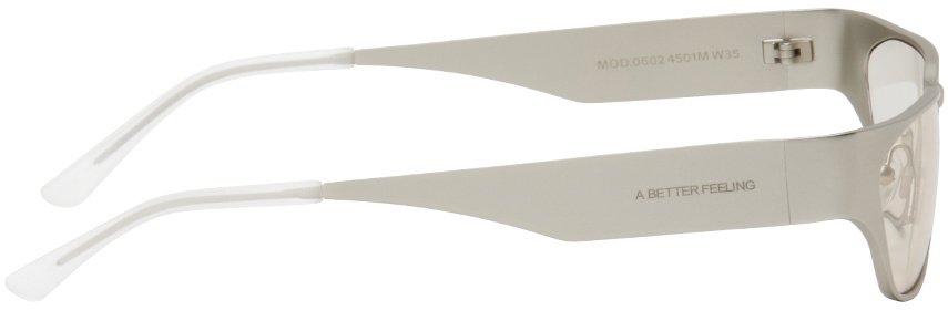 A BETTER FEELING Silver Echino Sunglasses