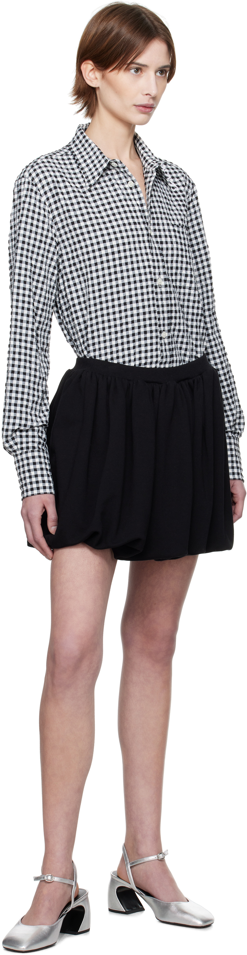 Marni Black Balloon Miniskirt