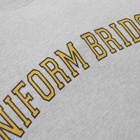 Uniform Bridge Men's Arch Logo Crew Sweat in Grey