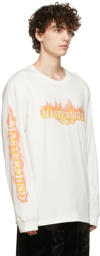 mastermind WORLD White & Orange Frame Long Sleeve T-Shirt