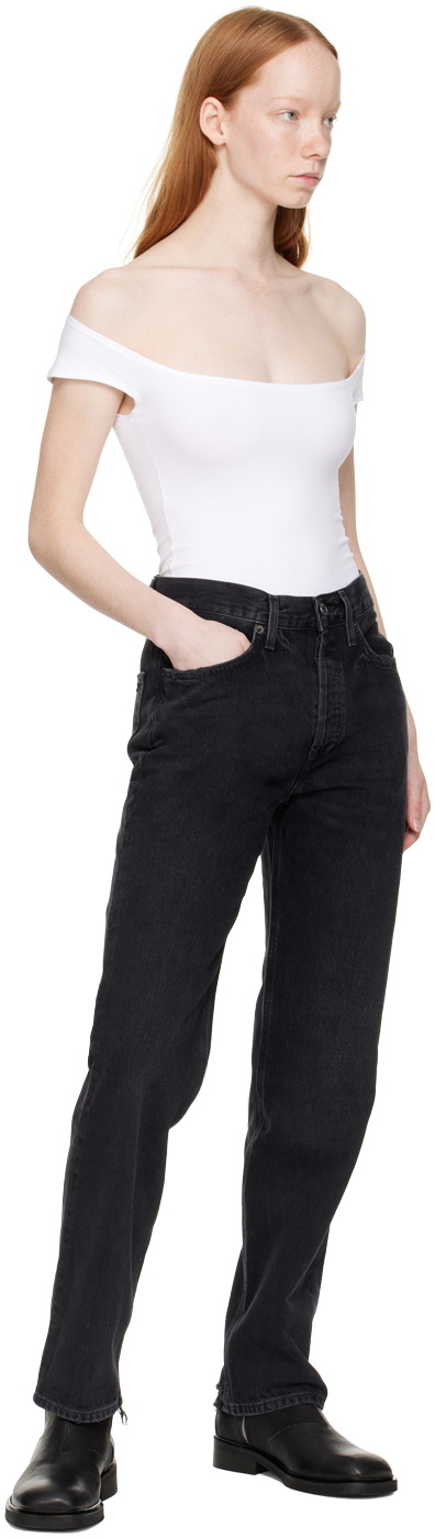 AGOLDE Black Lana Jeans AGOLDE