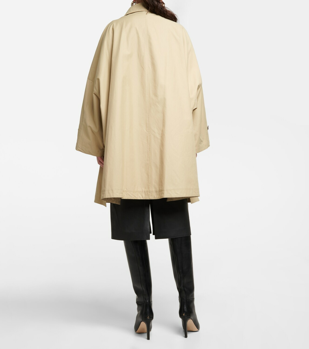 Toteme - Oversized gabardine car coat Toteme