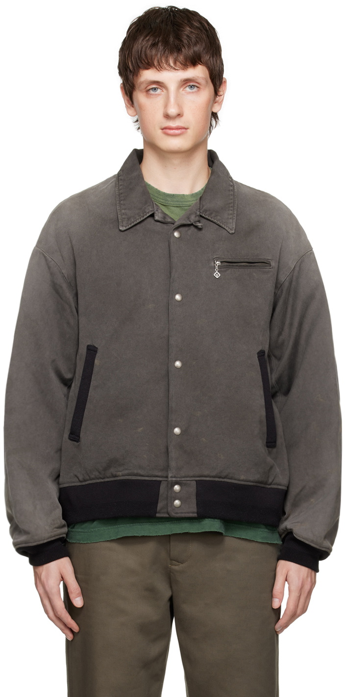 Visvim Gray Byron Drivers Jacket