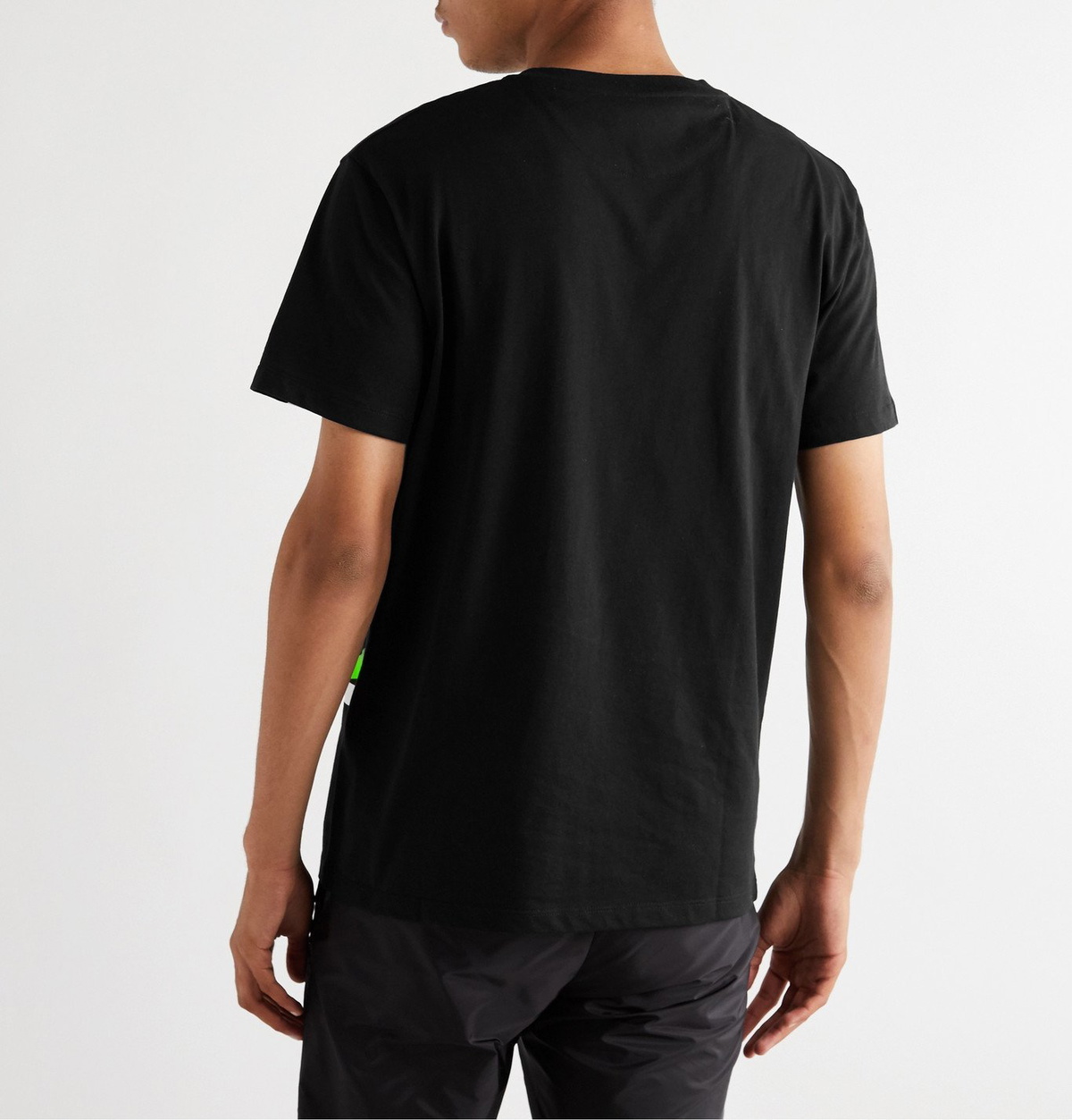 Tシャツ・カットソー VALENTINO SS24 Black cotton polo shirt (4V0MH03GA25 0NO) Valentino - Logo-Print Cotton-Jersey T-Shirt - Green Valentino