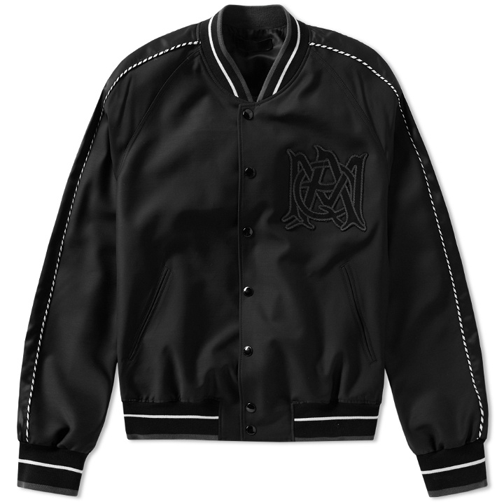 Photo: Alexander McQueen AMQ Logo Souvenir Jacket