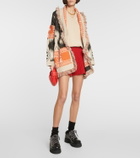Alanui - Icon jacquard cashmere and linen cardigan