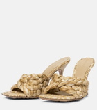 Bottega Veneta - Stretch raffia sandals