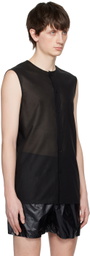 SAPIO Black Tela Shirt