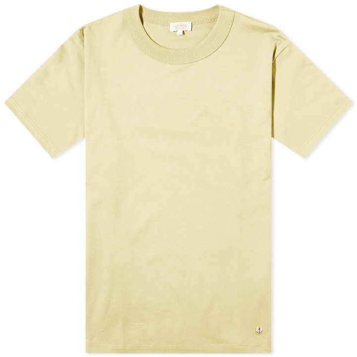 Photo: Armor-Lux Men's 70990 Classic T-Shirt in Pale Olive