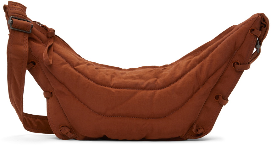 LEMAIRE Burgundy Small Soft Game Bag Lemaire