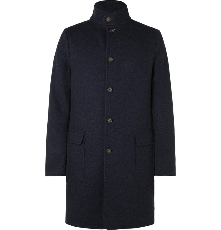 Photo: Loro Piana - Cashmere-Blend Coat - Blue