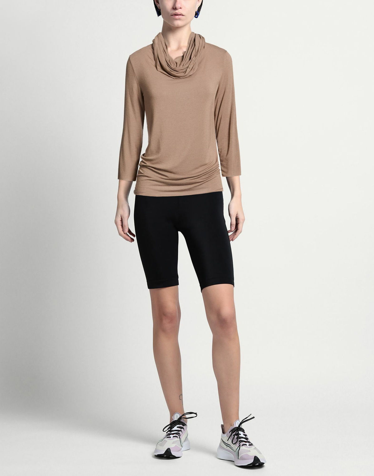Alessia Santi Womens T-shirt Light brown