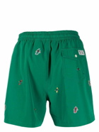 POLO RALPH LAUREN - Embroidered Swim Shorts