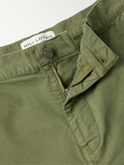 Nili Lotan - Carpenter Straight-Leg Cotton-Blend Twill Pants - Green